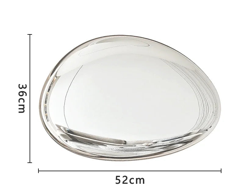 European Goose Egg Pendant – Stainless Steel Wall Art Drop Decoration