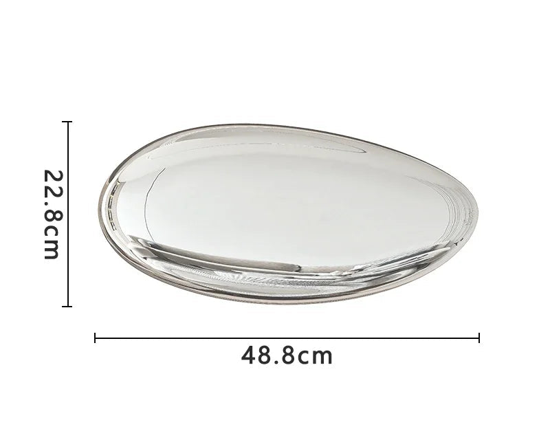 European Goose Egg Pendant – Stainless Steel Wall Art Drop Decoration