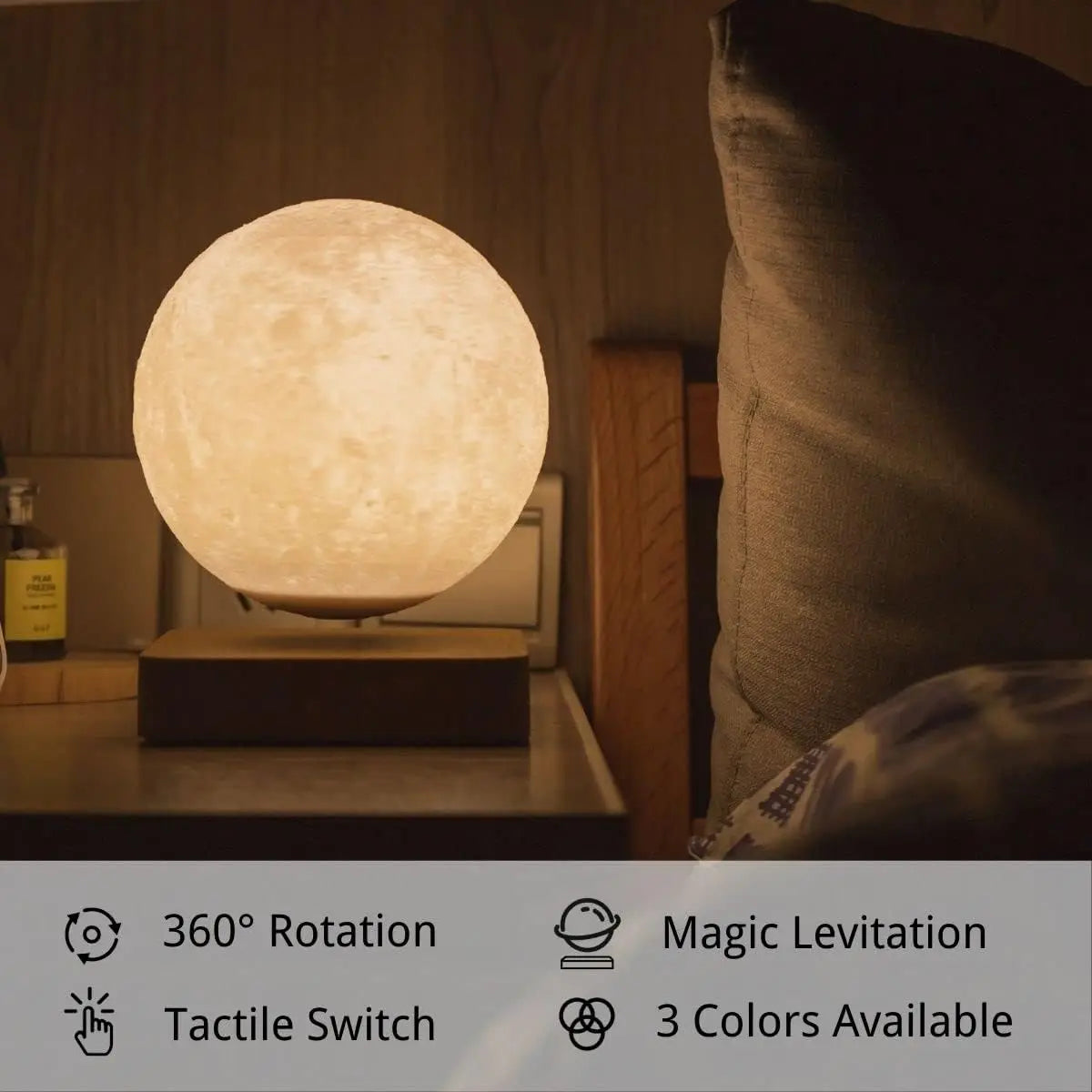 Levitating Moon Lamp – Floating, Spinning & Mesmerizing (min order 30 pcs)