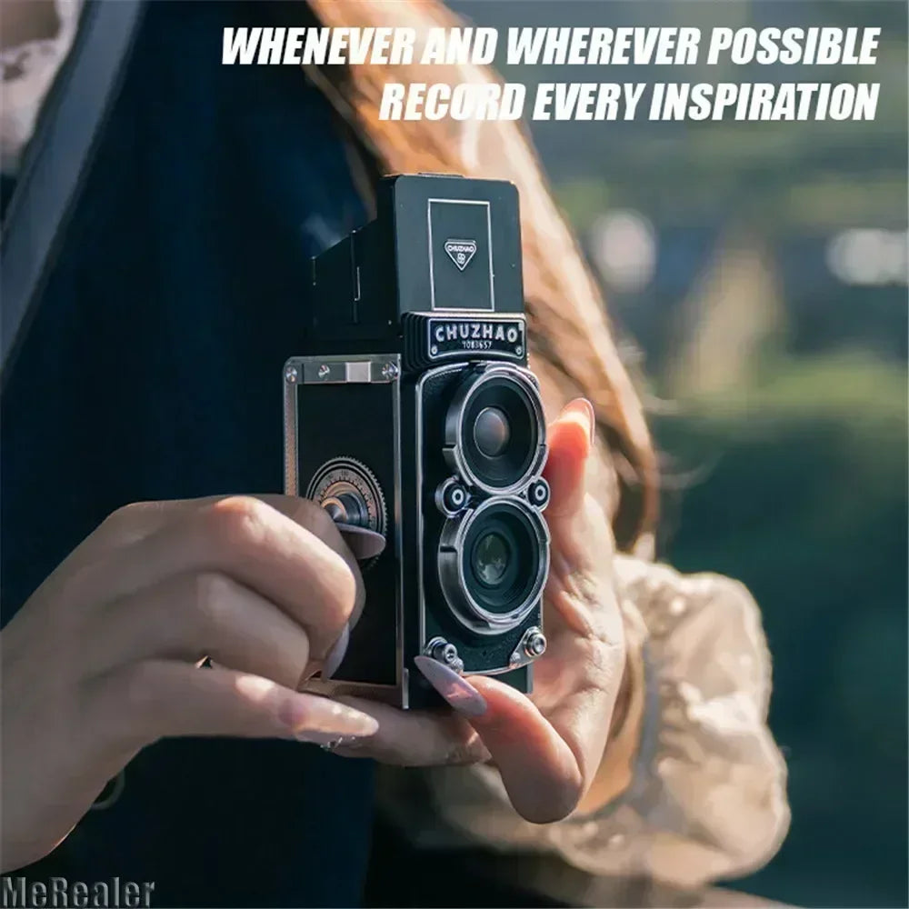 Retro CCD Dual Reflex Digital Camera – 1080P Video & 1.54" Screen