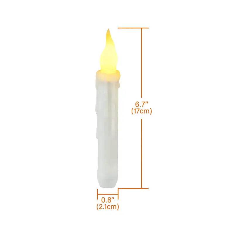 Floating LED Magic Candles – 12/20pcs Flameless Harry Potter-Inspired Hanging Candles with Remote Wand Control