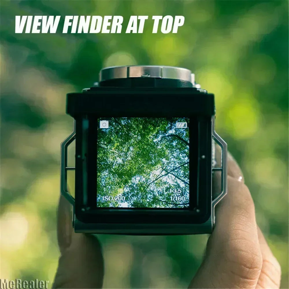 Retro CCD Dual Reflex Digital Camera – 1080P Video & 1.54" Screen