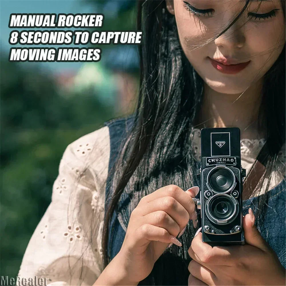 Retro CCD Dual Reflex Digital Camera – 1080P Video & 1.54" Screen